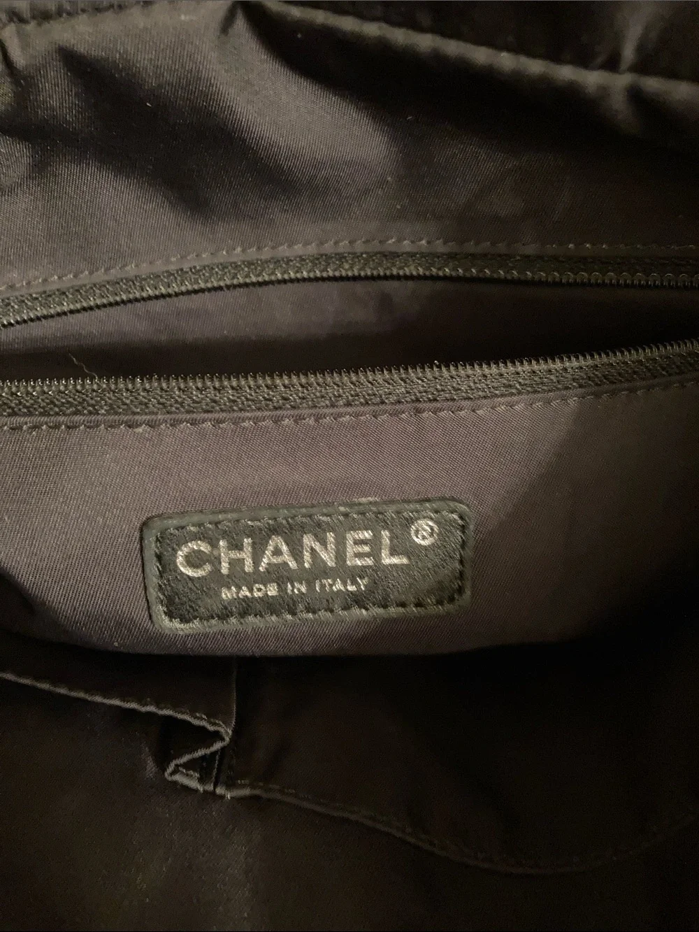 CHANEL Paris Biarritz Tote Bag with CC Charm & COA Rare Vintage Find